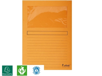 Toon details van Store insteekhoes, a4, l - model, 7359605, inclusief venster, karton, oranje Afbeelding - 8511116160803-jpg